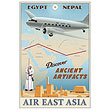 Indiana Jones Air East Asia Paper Giclee Print